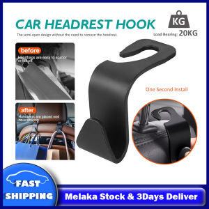 1Pcs Car Back Seat Hook Portable Hanger Car Back Seat Hooks Headrest Hooks Clips Storage Organizer for Grocery Coat Hanger