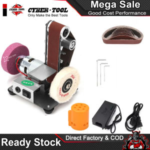 Angle Grinder Grinding Machine Belt Grinder Mini Belt Sander DIY Polishing Grinding Machine Cutter Edges Sharpener
