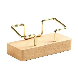 K10SEQ Gỗ  loại kết hợp Người giữ danh thiếp Nhiều Phong Cách Gỗ Giá đỡ thẻ tên Đa chức năng Giá đỡ thẻ để bàn Văn phòng
