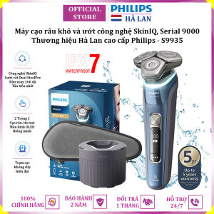 Máy cạo râu khô và ướt công nghệ SkinIQ thương hiệu Hà Lan cao cấp Philips S9935/50 Serial 9000 - Bảo Hành 2 Năm