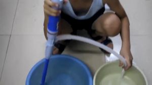 AUTOKEDAI Powered Liquid Transfer Siphon Pump Portable Portable Liquid Safely Electric Water Pump Battery