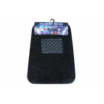 Gatsby Front Car Mat - 2pcs (Universal) Black Color - 16mm(Thickness)