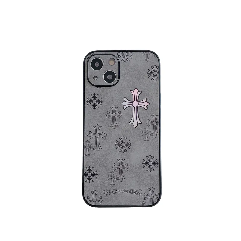 Luxury Fashion Brand Chrome Hearts Laser Phone Case For iPhone 14