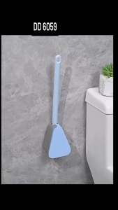 Sikat Toilet Silikon Bentuk Stik Golf Alat Pembersih WC Kamar Mandi Fleksible Serbaguna Lentur