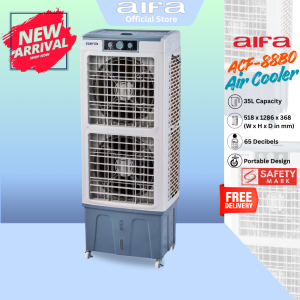 Aifa ACF-88BO Dual Fan Air Cooler Portable Design 35L Water Tank 10000m³/h airflow