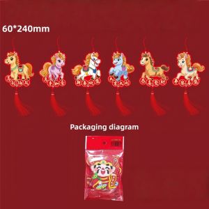 2026 Hanging Decor Chinese New Year Home Ornaments Spring Festival Pendants Housewarming Gift Idea Rumah Baru