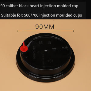 50pcs/Coffee Lid for Cup(90mm) PP Heart Plastic Cup Lid for Paper Cup Hot Drinks Milk Tea Cup Lid