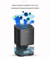 Small silent dehumidifier, maximum dehumidification capacity 350ml/D, household bedroom moisture-proof dehumidifier. 
