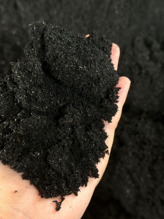 แกลบดำคุณภาพสูง เกรด A 1 กก. สำหรับผสมดินปลูก