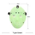 【Local Delivery】 Jason Horror Hockey Role Play Mask Halloween Costume Accessories Props Man Woman Party Horror Mask LZC-Jason-Mask-Green. 