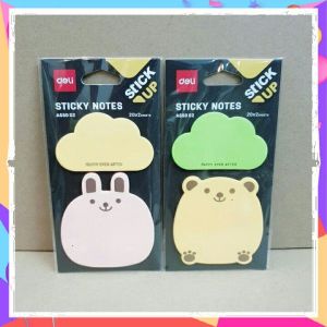 [HCM]Giấy Nhắn (note) Hình thú Deli A55002 - Hình thỏ và hình mèo
