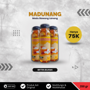 MADUNANG Madu Bawang Lanang Putih Tunggal Murni Asli Herbal Alami Suplemen Antibiotik Anti virus