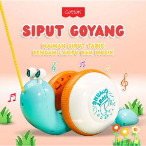 [OL] Mainan Siput Tarik Bisa Goyang Berjalan Dengan Suara Dan Lampu Led CRAW SNAIL KIDS PUSH PULL WALKING SNAIL TOY