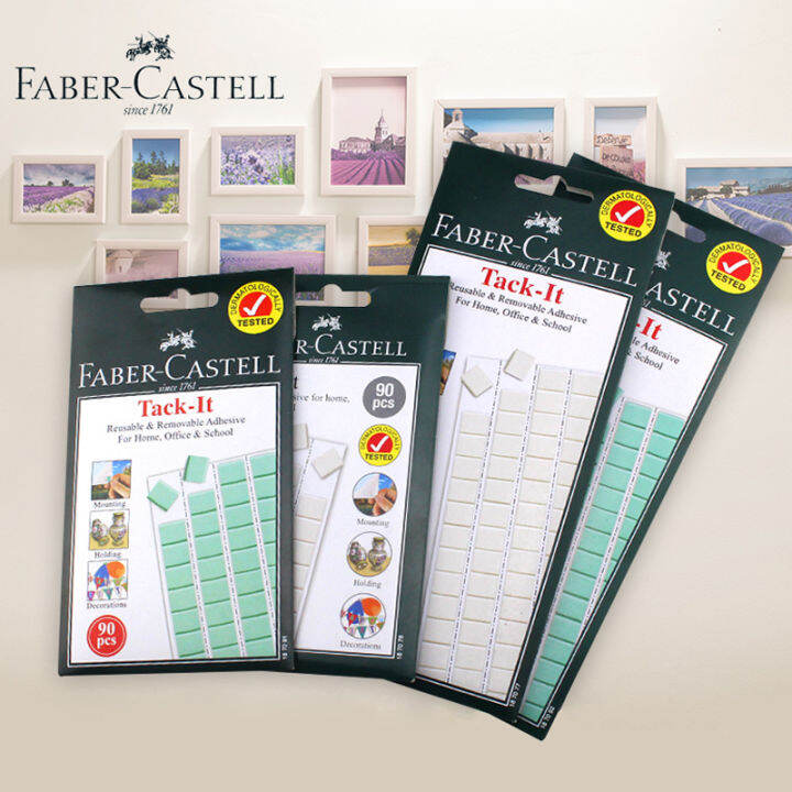 Faber Castell Double Sided Tack It Nailless Clay Photo Wall Adhesive Traceless Poster Glue Two