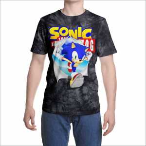 Kaos 3D 3 Dimensi Sonc The Hedgehog 2 Premium Bangkok Thailand