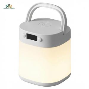Portable Breastfeeding Night Lamp with Clock Touch Cordless Table Lamp Rechargeable for Toddler Kids Adults Bedroom Living Room [Winnereco Lifestyle]