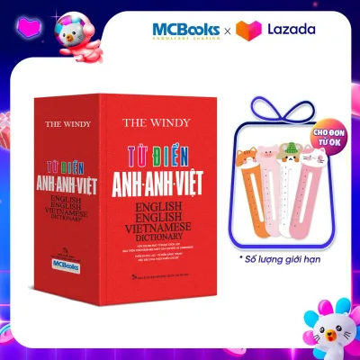 Từ Điển Anh Anh Việt Phiên Bản Bìa Cứng Màu Đỏ - Giải Nghĩa Đầy Đủ Ví Dụ Phong Phú