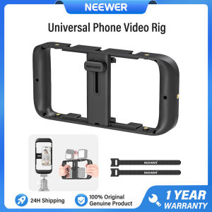NEEWER A104 Plastic Phone Cage Video Rig with Cold Shoe Phone Camera Stabilizers for Video Recording Vlog