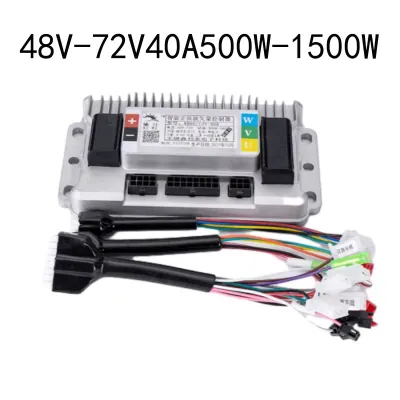 48V 72V Ebike Controller 500W-1500W 3Mode Sine Wave FOC Intelligent Brushless Motor Controller