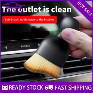 Samurry ✨Hot Sale✨ แปรงทำความสะอาดช่องลมรถพร้อมปลอกสำหรับทำความสะอาดภายในรถอุปกรณ์ทำความสะอาดรถเทียมแปรงปัดเศษในรถยนต์