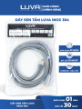Combo vòi hoa sen Luva VS4 kèm dây sen tắm Luva dài 1.5m, BH 1 năm, đổi lỗi 30 ngày, inox 304, lõi đồng, chống xoắn. 