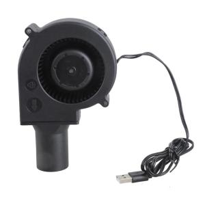 5V USB Blower Plastic Build For Backyard Fire Pit Maintenance And Cooking Aid