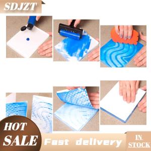 SDJZT 1 pcs Gel Báo Chí monoprinting in tấm gel tấm cho Báo Chí nghệ thuật cho thẻ làm scrapbooking nghệ thuật
