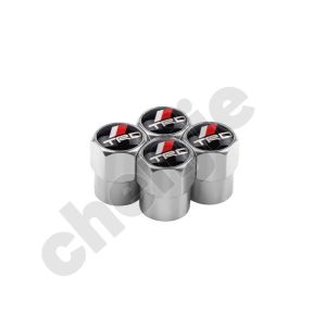 chenjie High quality with car logo 4pcs/set wheel tire valve cap / tyre valve cap / Tire Air Valve Caps car accessories For Toyota Vios Fortuner Innova Corolla Altis Hiace Avanza Land Cruiser Hilux Camry Wigo RAV4 Revo Corolla Yaris Previa