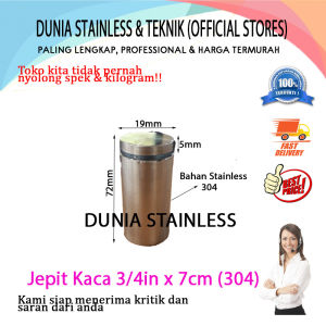 Jepit Kaca 3/4in x 7cm 304