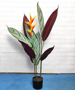 Pohon Hias Artificial Dekorasi Pokok Ruangan Cafe Rumah Tanaman Bunga Unik Flower Tree COD PBP188