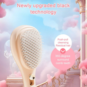 Scalp Comb Light Luxury and High Value Fine Elastic Comb Teeth Comb Scalp Spa Selection of Materials