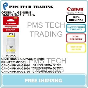 ORIGINAL CANON BOTTEL INK GI-71 BLACK CYAN MAGENTA YELLOW PIXMA G1020 G2020 G2730 G3730 G3770 G4770