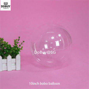 🔥SG LOCAL STOCK🔥10inch 18inch 24inch 36inch BoBo balloon Clear Helium Balloon Transparent Balloon Birthday Anniversary Party Decoration Good Quality