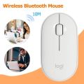 Logitech Pebble Wireless Mouse with Bluetooth or USB - Silent, Slim Computer Mouse with Quiet Click. 