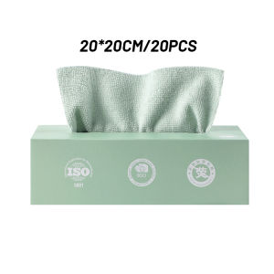 [READY STOCK] 20pcs Disposable Microfibers Cloth Kitchen Table Cloth Reusable Towel Car Wash Cloth No Fluorescence