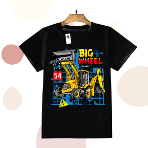 Code8.id DTF Kaos Anak Laki Laki Karakter Exsvapator Best Seller Awan MURAH DAN TRENDY