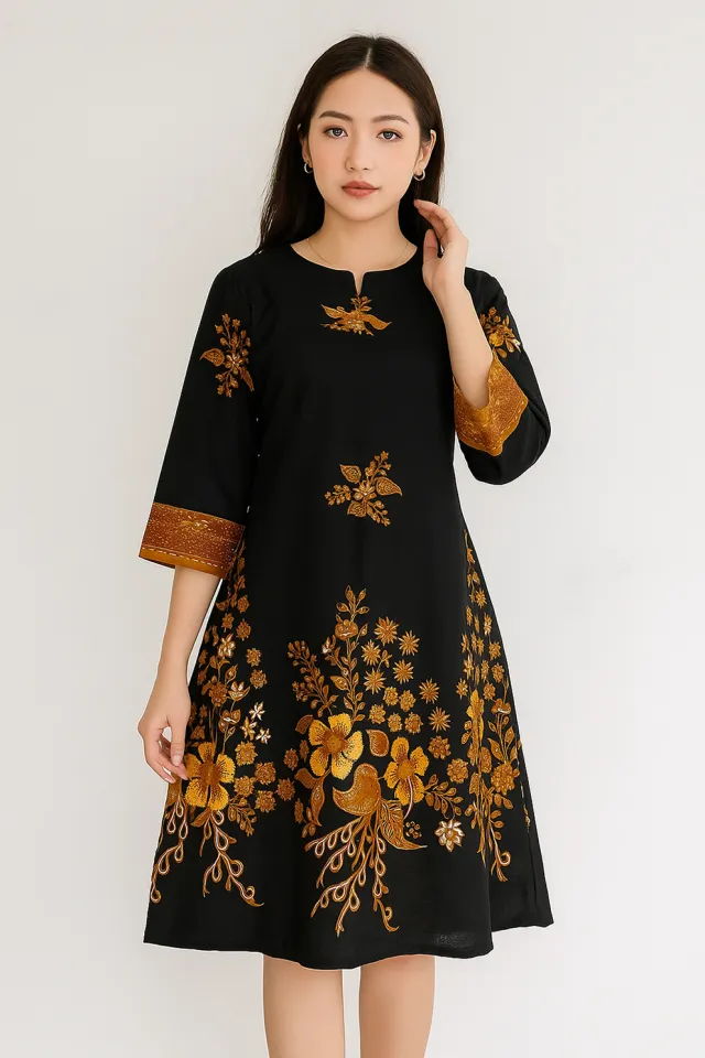 dress batik modern wanita Modern Black Wedding | Black Wedding | Modern Wedding