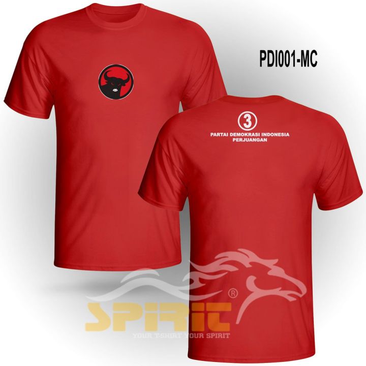 baju kaos PARTAI PDI kaos partai 2024 PARTAI PDIP PERJUANGAN