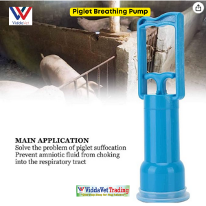 Viddvettrading Piglet Rebreather Plastic Assisted Breathing Pump Sputum Suction Device for Pigs Livestock