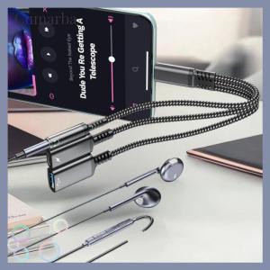 [Cumarba] 1 mảnh Tai nghe Adapter 3 trong 1 PD 60W nhanh phí Adapter cho phone16 15 Loại C để loại kép C 3.5mm jack âm thanh Bộ chuyển đổi cáp