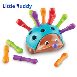 Little Buddy Hedgehog toy Montessori sensory learning color number classification puzzle early education children training concentration