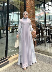 Zahira1808 Afsana Gamis Bahan Ceruty Baby Doll Import Gamis Murah Trendi Baju Syari Muslim Wanita Ibu Terlaris Baju Pesta Adem Nyaman Di Pakai Real pict