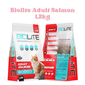BIOLITE ADULT SALMON DRY CAT FOOD 12 KG FRESHPACK / CAT FOOD PREMIUM BIOLITE
