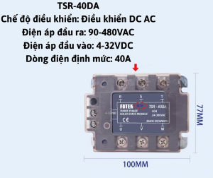 Rơ le bán dẫn 3 pha TSRSSR 3 pha công suất lớnrơ le bán dẫn ba pha điều khiển 24–380VACSSR 3 phase module cách ly tín hiệu đầu rasolid State Relay 3 Phase điều khiển tải ACSSR 3 phase modulerơ le bán dẫn điều khiển thiết bị công suất lớnmodule rơ l
