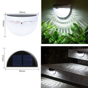 Đèn sân vườn năng lượng mặt trời / Đèn ngủ trang trí ngoài trời không thấm nước / Đèn hàng rào Cảnh quan Bước đèn LED