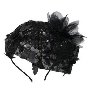 Mũ fascinator của phụ nữ với băng đô hoa gắn lông chim trang điểm cho tóc hairpieces mũ nón cho bữa tiệc và trang phục dự tiệc