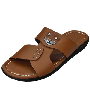 Dép Nam Quai Ngang HA NAM Da Bò Thật Cao Cấp DN2076