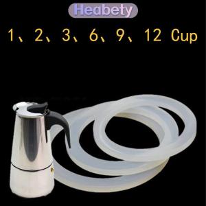 Heabety 2X bếp hàng đầu cà phê Maker Moka thay thế phụ tùng cao su Gasket seal Ring