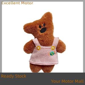 Excellent Ready Stock Cartoon Bean Bear Plush Toy Lovely Bear Stuffed Doll Keychain Pendant Plush Doll Couple Bag Charms Children Gift