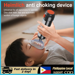 Portable Anti-Choking Aspirator Medical Grade Heimlich Device for Infant Adult Airway Suction Emergencies Home Emergency Rescue